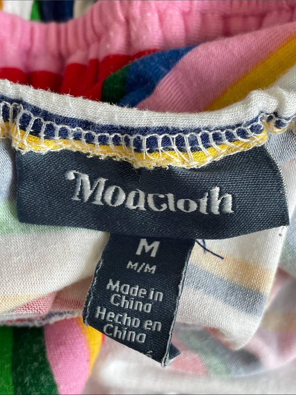 ModCloth Multicolor Striped Midi Dress - Picture 3 of 4